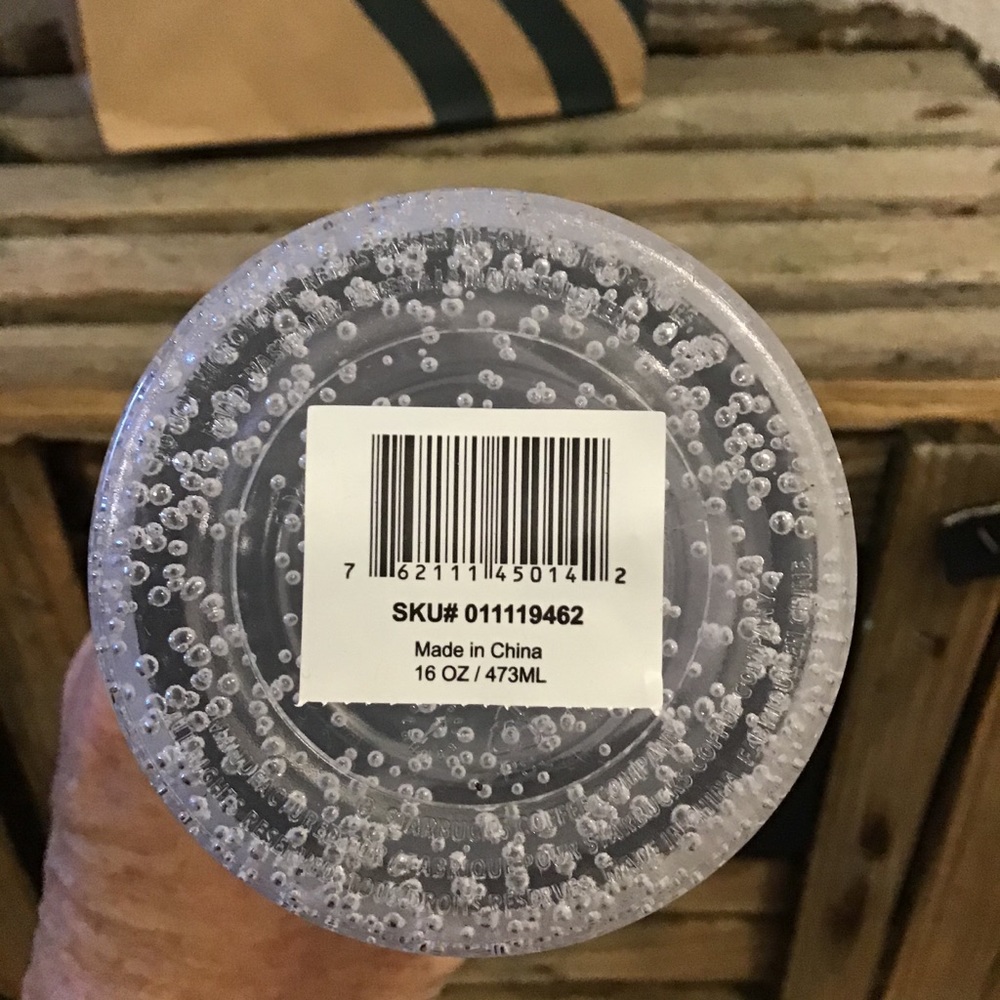 STARBUCKS 2020 Silver Bubble Cup 16oz Hot/Cold - Picture 2 of 4